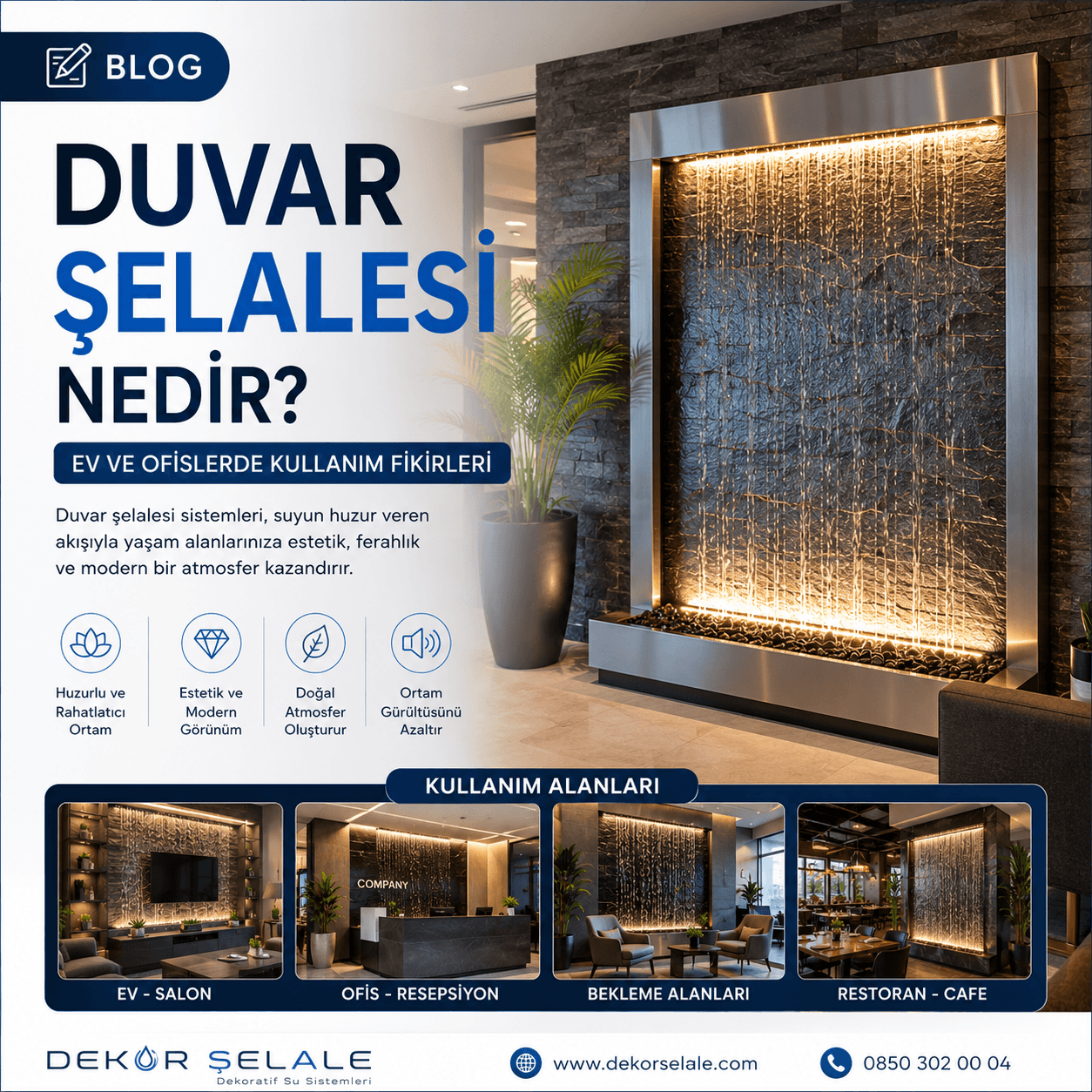 duvar şelalesi