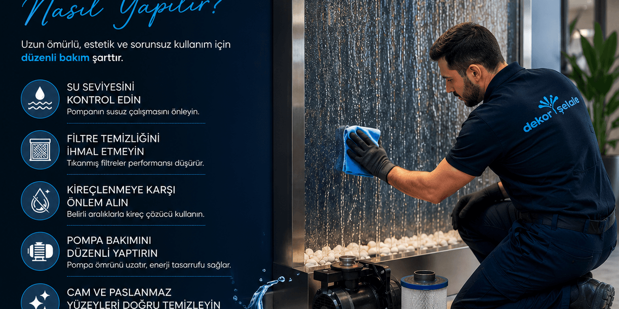 su perdesi bakımı nasıl yapılır